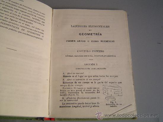 Libros de segunda mano: Libro de texto Geometria 1er. grado. Ediciones Bru&ntilde;o. - Foto 2