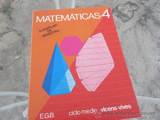Libros de segunda mano: MATEMATICAS 4 VICENS VIVES - Foto 1