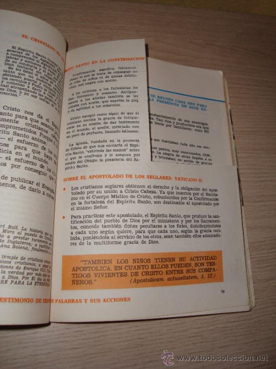 Libros de segunda mano: JESUCRISTO, PRESENTE EN LA IGLESIA 2&ordm; EGB BRU&Ntilde;O 1968 - Foto 4