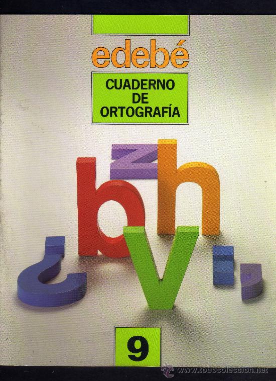 Libros de segunda mano: CUADERNO DE ORTOGRAFIA - N&ordm; 9 - EDITORIAL EDEB&Eacute; - 1991. - Foto 1