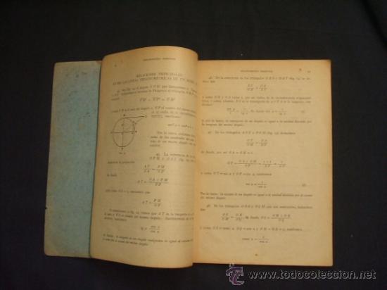 Libros de segunda mano: TRIGONOMETRIA ELEMENTAL - EDIT. SERVICIO DE EXTENSION DE ENSE&Ntilde;ANZAS TECNICAS - 1940 - - Foto 4