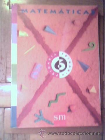 Libros de segunda mano: MATEMATICAS 6&ordm; PRIMARIA - SM 1995 - Foto 1