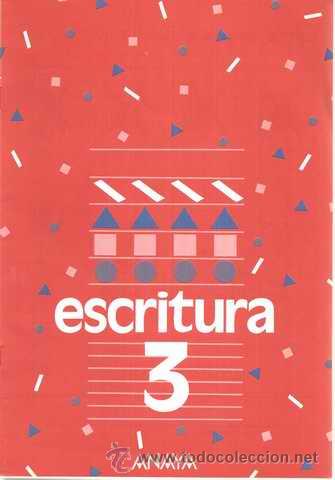 Libros de segunda mano: ESCRITURA 3 - ANAYA 1987 - Foto 1