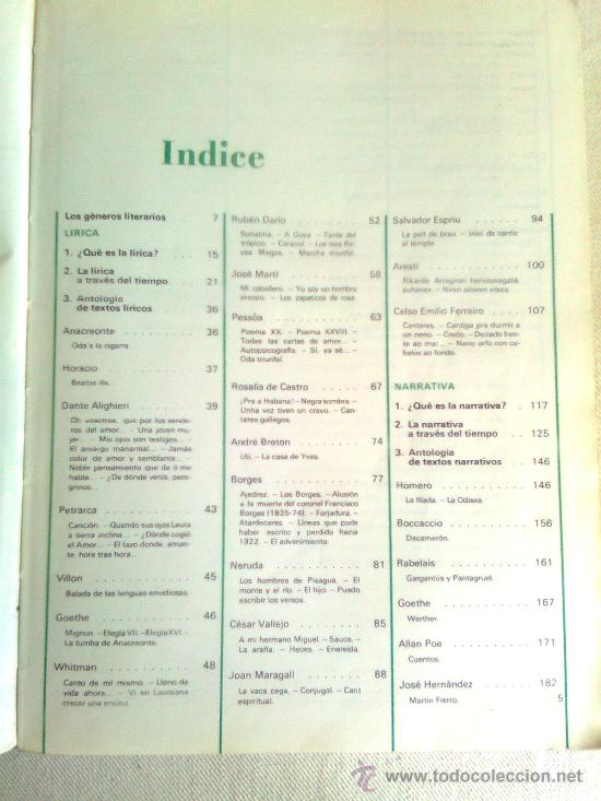 Libros de segunda mano: Indice Senda8 hoja 1 - Foto 2