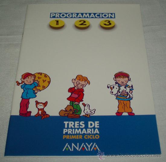 Libros de segunda mano: programacion 1 - 2 - 3  tres de primaria primer ciclo  Anaya - Foto 1