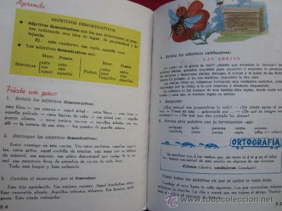 Libros de segunda mano: libro escolar , lenguaje y nociones de gramatica , 1962, ediciones S M - Foto 3