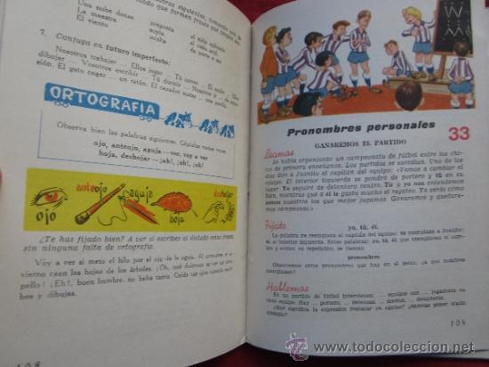 Libros de segunda mano: libro escolar , lenguaje y nociones de gramatica , 1962, ediciones S M - Foto 8