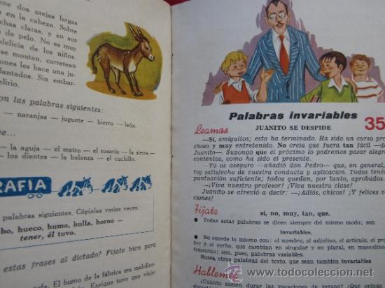 Libros de segunda mano: libro escolar , lenguaje y nociones de gramatica , 1962, ediciones S M - Foto 9