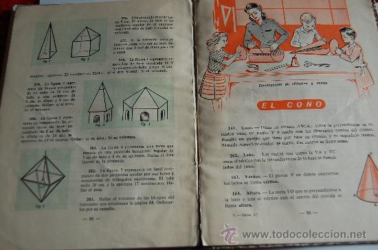 Libros de segunda mano: EDELVIVES : GEOMETR&Iacute;A PRIMER GRADO (1966) - Foto 4