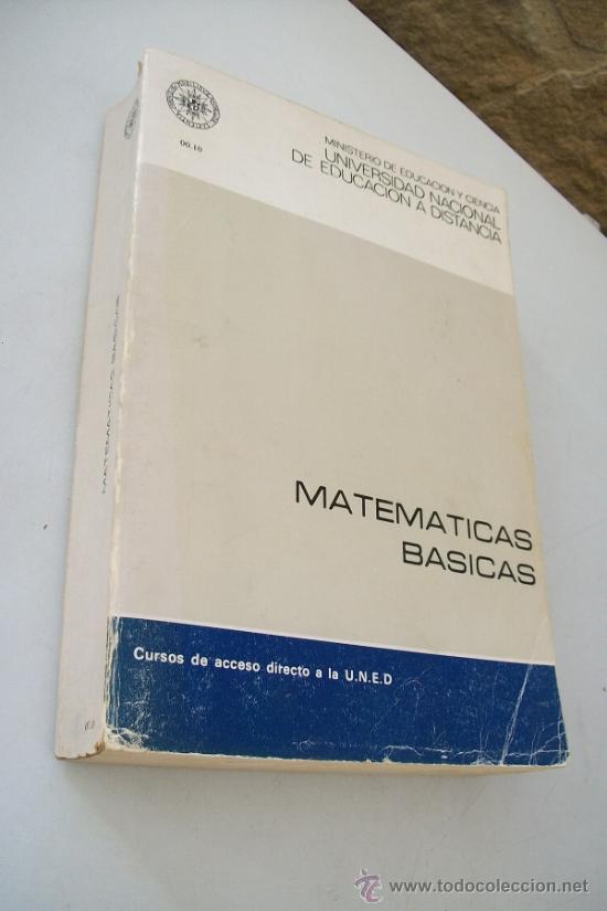 Libros de segunda mano: MATEM&Aacute;TICAS B&Aacute;SICAS, CURSO DE ACCESO DIRECTO A LA UNED.-1982 - Foto 1
