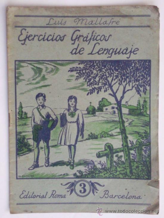 Libros de segunda mano: EJERCICIOS GRAFICOS DE LENGUAJE, LUIS MALLAFRE, N&ordm; 3  EDITORIAL ROMA - Foto 1
