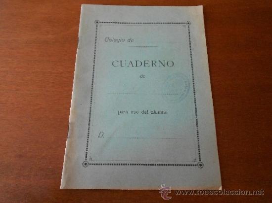 Libros de segunda mano: ANTIGUO CUADERNO ESCOLAR SIN ESTRENAR CON TABLAS DE MULTIPLICAR DETR&Aacute;S.