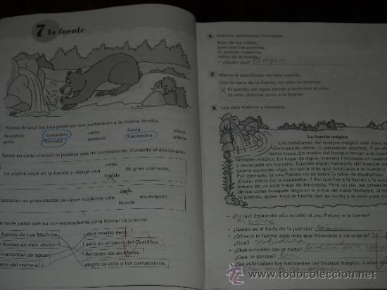 Libros de segunda mano: CUADERNO BRU&Ntilde;O COMPRENSION LECTORA. 3&ordm; PRIMARIA. USADO Y COMPLETADO. - Foto 2
