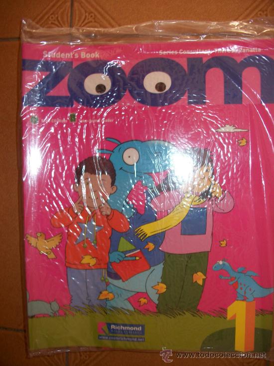 Libros de segunda mano: LIBRO INGLES - ZOOM 1 - STUDENTS BOOK - RICHMOND - CON CD Y LIBRO DE LECTURA - PRECINTADO - Foto 1