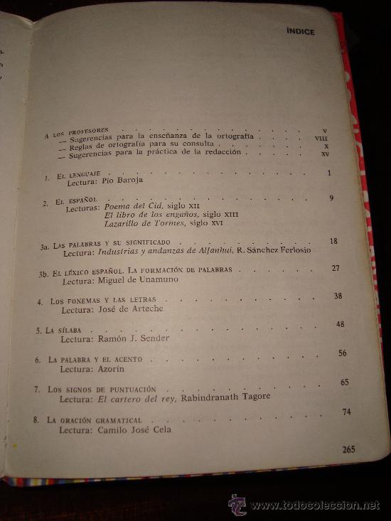 Libros de segunda mano: LENGUA ESPA&Ntilde;OLA 1&ordm; EDICIONES TEIDE 1968 CARMEN PLEY&Aacute;N - Foto 4