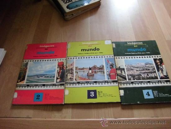 Libri di seconda mano: IMAGENES DEL MUNDO  LECTURAS ENCICLOPEDICAS PARA TODOS  TRES TOMOS EL N&ordm;2 ,3 Y 4