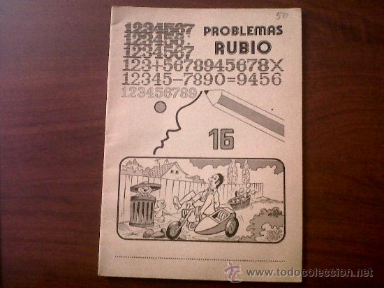Libros de segunda mano: PROBLEMAS RUBIO-3 LIBRETAS-5A-16 Y18-1977-1978 - Foto 4