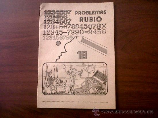 Libros de segunda mano: PROBLEMAS RUBIO-3 LIBRETAS-5A-16 Y18-1977-1978 - Foto 3