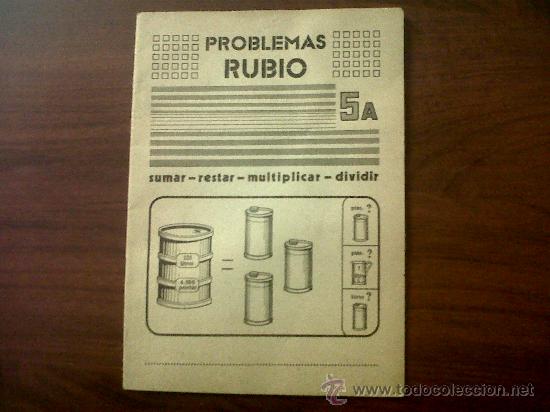 Libros de segunda mano: PROBLEMAS RUBIO-3 LIBRETAS-5A-16 Y18-1977-1978 - Foto 2