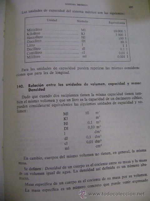 Libros de segunda mano: Libro matem&aacute;ticas, Garc&iacute;a Pradillo, Metodolog&iacute;a aritm&eacute;tica y &aacute;lgebra, 1966. Con programa - Foto 3