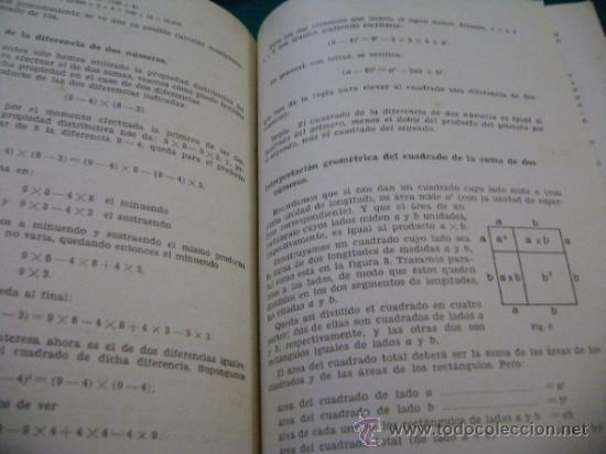 Libros de segunda mano: Libro matem&aacute;ticas, Garc&iacute;a Ar&aacute;ez, 2&ordm;, 1963, incluye programa - Foto 3