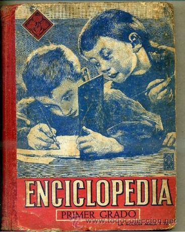 Libros de segunda mano: ENCICLOPEDIA EDELVIVES PRIMER GRADO (1944)