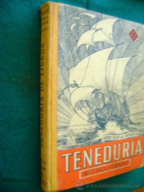 Libros de segunda mano: Tenedur&iacute;a 2&ordm; segundo grado. Edelvives, 1950. - Foto 2