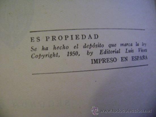 Libros de segunda mano: Tenedur&iacute;a 2&ordm; segundo grado. Edelvives, 1950. - Foto 5