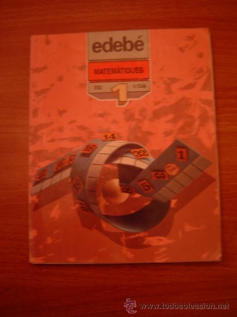 Libros de segunda mano: LIBRO MATEMATIQUES - ESO 1&ordm; -  cicle 1&ordm;-- EDEBE - Foto 1