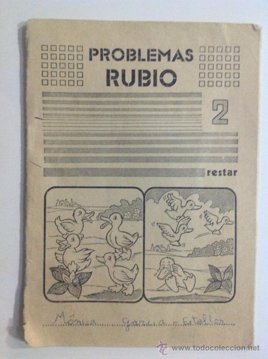 Libros de segunda mano: PROBLEMAS RUBIO RESTAR 2 completamente hecho 1977 - Foto 1