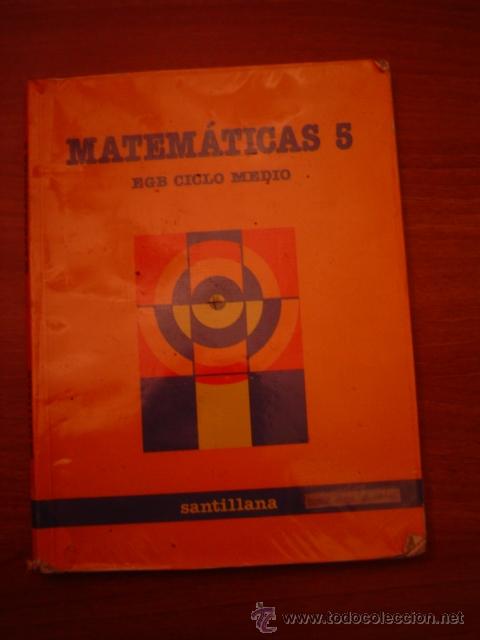 Libros de segunda mano: LIBRO DE MATEMATICAS 5&ordm; - EGB - CICLE MEDIO -- SANTILLANA - - Foto 1