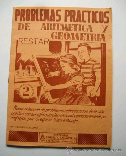 Libros de segunda mano: PROBLEMAS PRACTICOS DE ARITMETICA Y GEOMETRIA - RESTAR N&ordm; 2 - EDIT. SALVATELLA - Foto 1