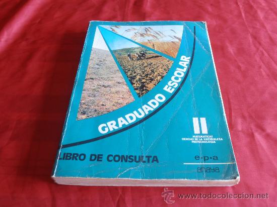 Libros de segunda mano: GRADUADO ESCOLAR II, LIBRO DE CONSULTA, ANAYA - Foto 1