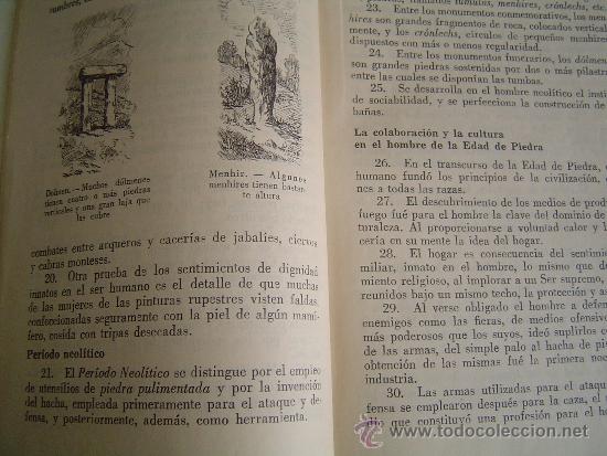 Libros de segunda mano: Antiguo libro de escuela Nociones de Historia Universal. - Foto 3