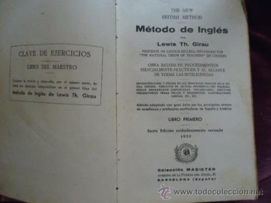Libros de segunda mano: libro , metodo ingles, girau, 1939 - Foto 2