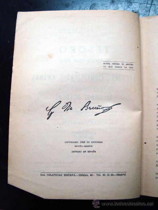Libros de segunda mano: Libro - tesoro de conocimientos utiles - edi. Bru&ntilde;o - 1950 - Foto 4
