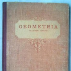 Libros de segunda mano: GEOMETRIA SEGUNDO CURSO POR EDELWEIS 1953 ESCUELA. Lote 36784156