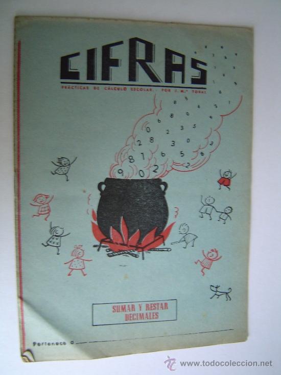 Libros de segunda mano: Cuaderno de escuela Cifras. - Foto 1
