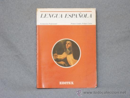 Libros de segunda mano: LENGUA ESPA&Ntilde;OLA. EDITEX. 1&ordm; GRADO. - Foto 1