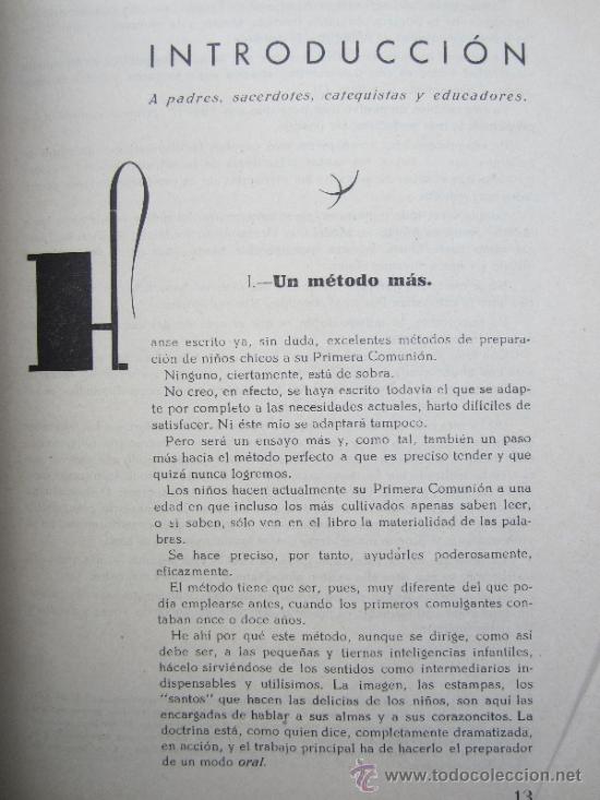 Libros de segunda mano: mi primera comunion - libro escolar de catequesis 1952 , numerado - francisco armentia - Foto 3