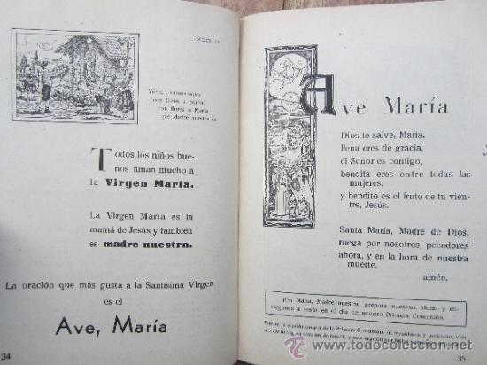 Libros de segunda mano: mi primera comunion - libro escolar de catequesis 1952 , numerado - francisco armentia - Foto 6