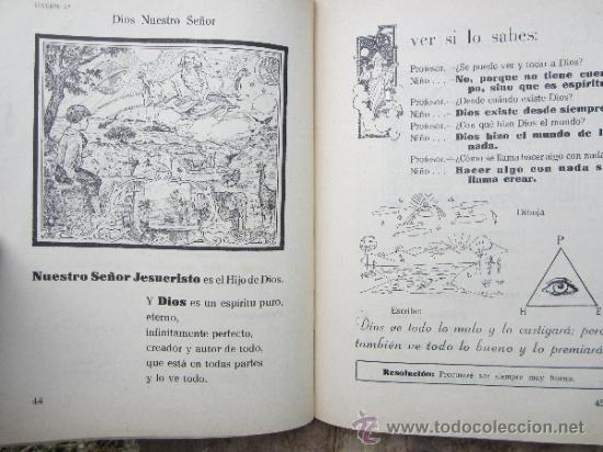 Libros de segunda mano: mi primera comunion - libro escolar de catequesis 1952 , numerado - francisco armentia - Foto 7