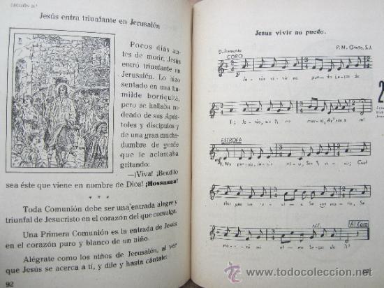 Libros de segunda mano: mi primera comunion - libro escolar de catequesis 1952 , numerado - francisco armentia - Foto 8