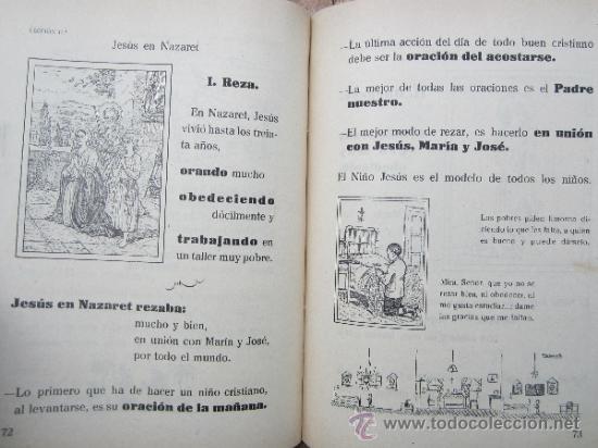 Libros de segunda mano: mi primera comunion - libro escolar de catequesis 1952 , numerado - francisco armentia - Foto 9