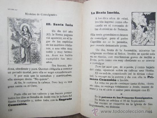 Libros de segunda mano: mi primera comunion - libro escolar de catequesis 1952 , numerado - francisco armentia - Foto 13