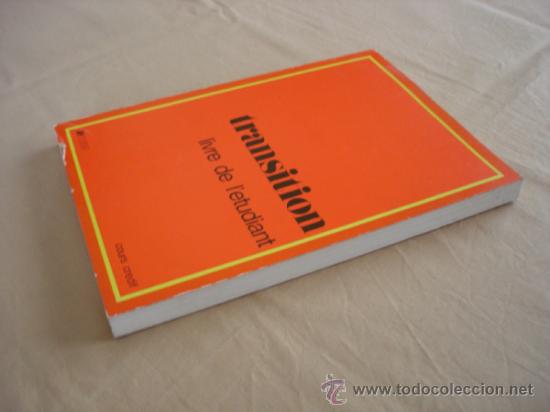 Libros de segunda mano: TRANSITION, LIVRE DE LETUDIANT. - Foto 3
