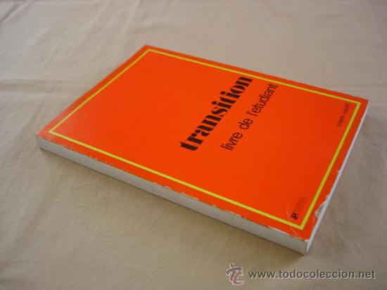 Libros de segunda mano: TRANSITION, LIVRE DE LETUDIANT. - Foto 2