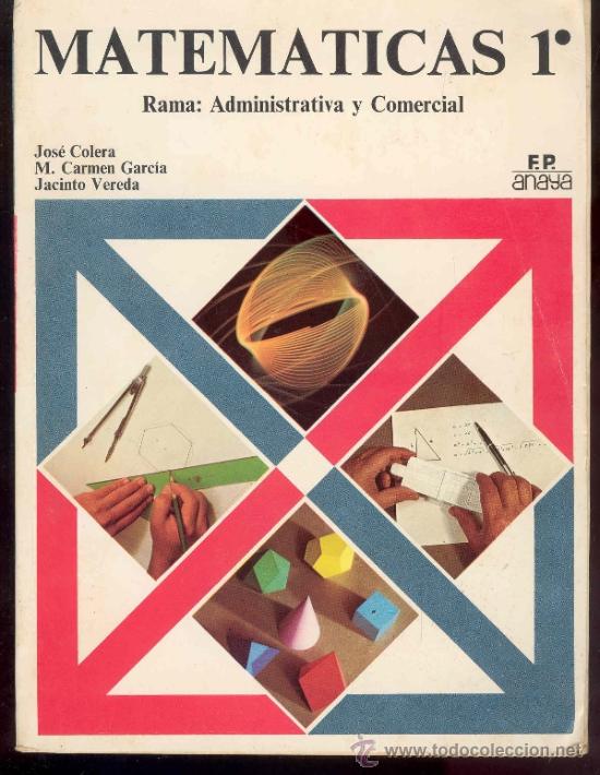 Libri di seconda mano: MATEMATICAS 1&ordm; FP - RAMA ADMINISTRATIVA Y COMERCIAL -ANAYA 1975