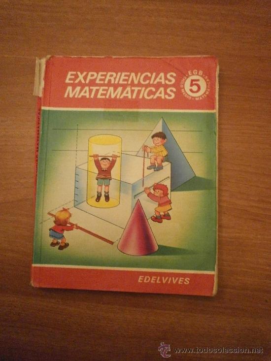 Libros de segunda mano: EXPERIENCIAS  MATEMATICAS 5&ordm; EGB EDELVIVES - Foto 1
