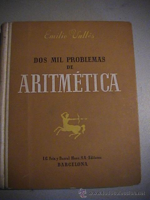 Libros de segunda mano: dos mil problemas de aritmetica - Foto 1